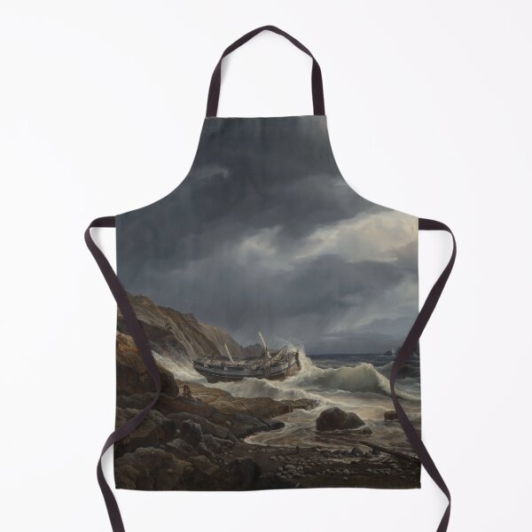Item preview, Costal Landscape with stranded Ship, 1832 by christian morgenstern designed and sold by AngyDesigns49.