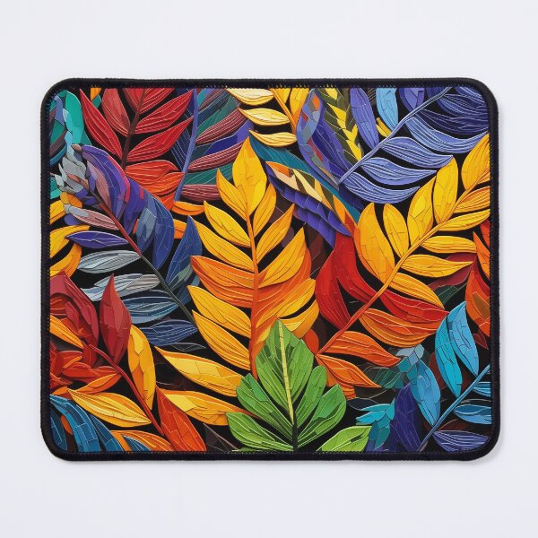 Item preview, Tropical Fantasy Palm Leaves Vibrantly Colorful Textured Pattern designed and sold by DEC02.
