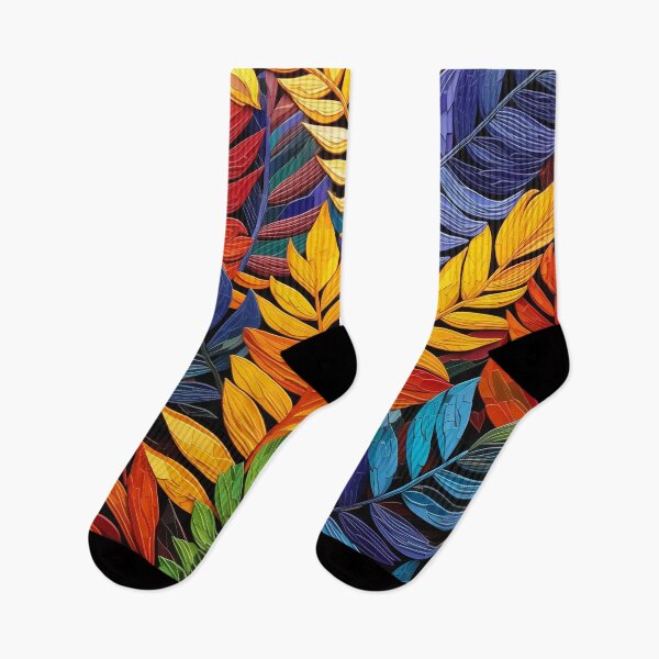 Item preview, Tropical Fantasy Palm Leaves Vibrantly Colorful Textured Pattern designed and sold by DEC02.