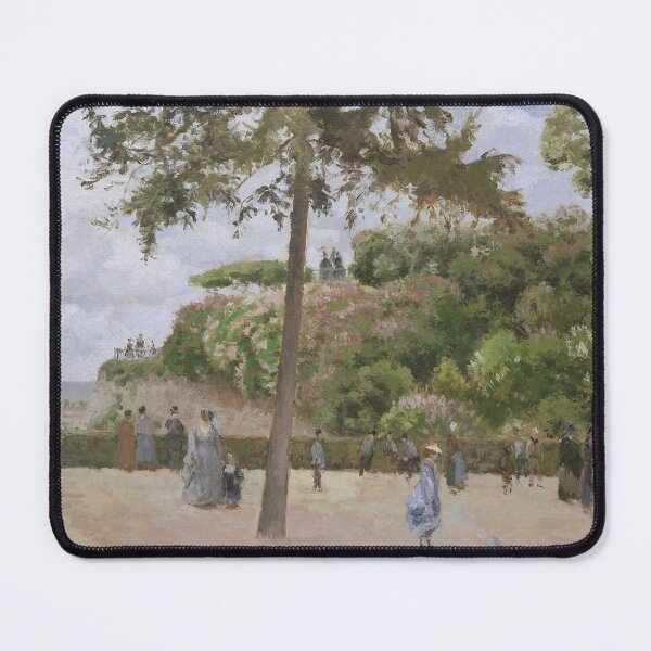 Item preview, The Public Garden at Pontoise by Camille Pissarro designed and sold by AnimaliaStar.