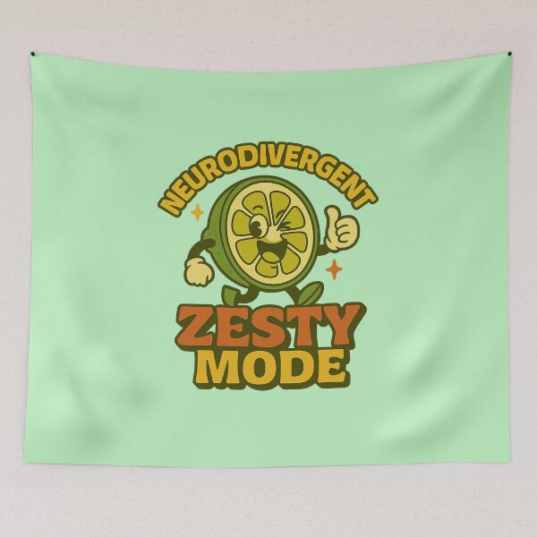 Item preview,  Neurodivergent Zesty Mode – Lime Edition designed and sold by VoniBlue.