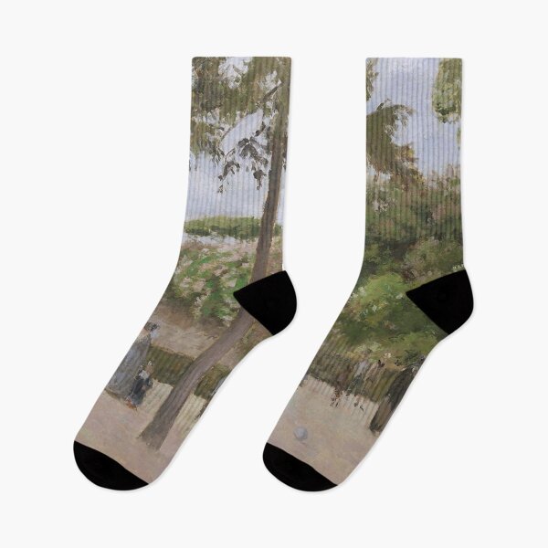 Item preview, The Public Garden at Pontoise by Camille Pissarro  designed and sold by AnimaliaStar.