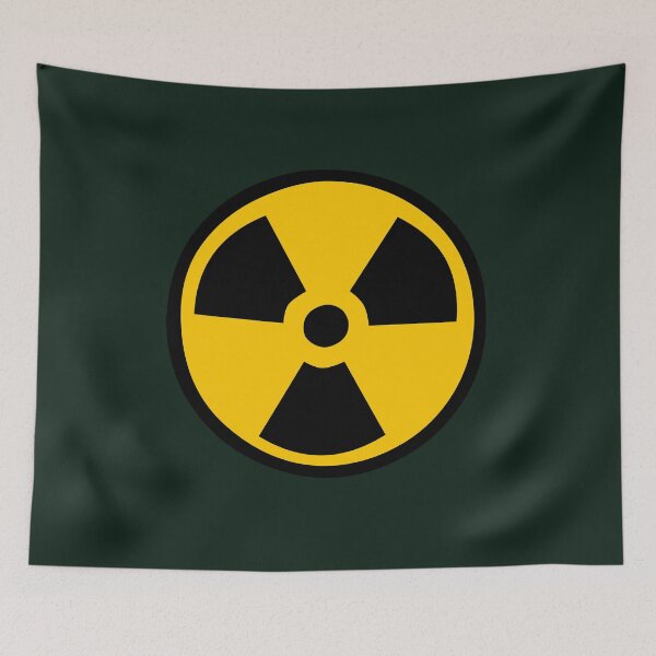 Item preview, Radiation Warning Symbol Minimal Nuclear Sign designed and sold by NNAANN.