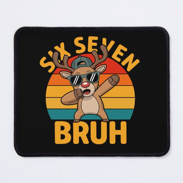 Item preview, Cool Reindeer Dab Meme - Six Seven Bruh 67 Funny Tee designed and sold by LashondaGreen89.