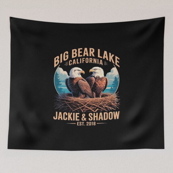 Item preview, Big Bear Lake California Eagles Jackie and Shadow designed and sold by imsamaharem.