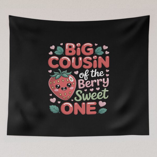Item preview, Big Cousin Of The Berry Sweet One Strawberry 1St Birthday designed and sold by imsamaharem.