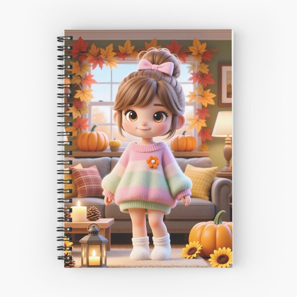 Item preview, Adorable little girl smiling  in the living room for Halloween  designed and sold by PattaZone.