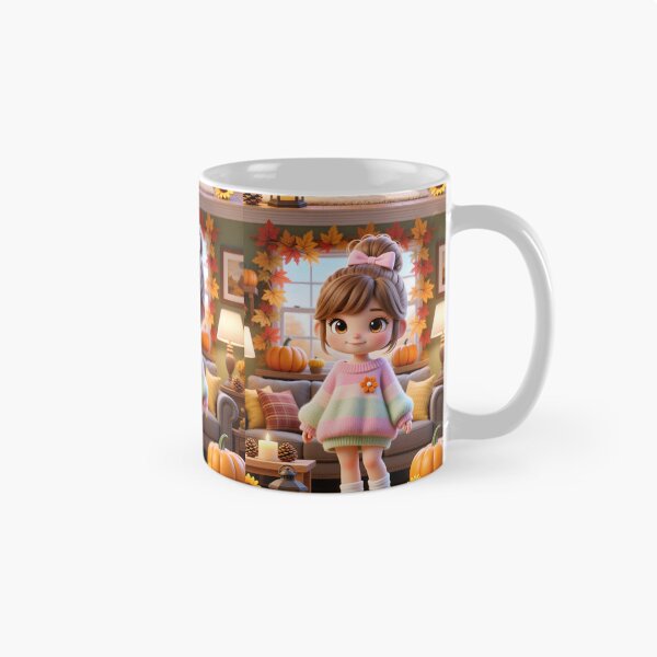 Item preview, Adorable little girl smiling  in the living room for Halloween  designed and sold by PattaZone.