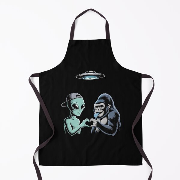 Item preview, Bigfoot & Alien Lovefest with Peace Hand designed and sold by imsamaharem.