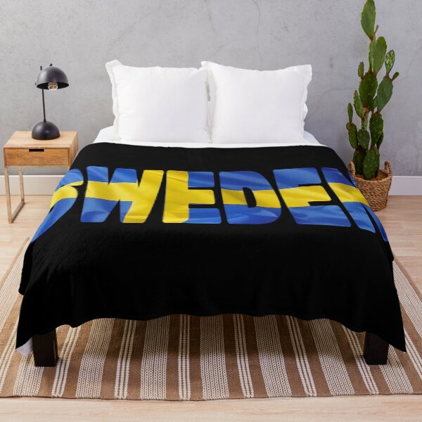Item preview, SWEDEN - Flag Flying in Wind cut to Letters Souvenir Sticker Shirt designed and sold by Adam Gormley.