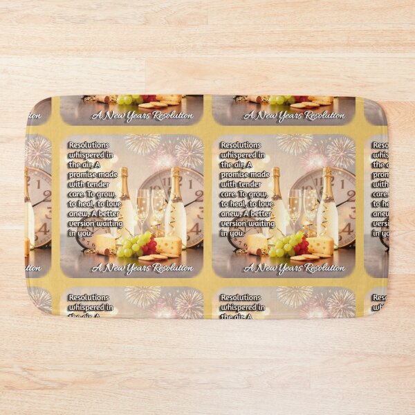 Item preview, A New Years Resolution - White 1 designed and sold by 1st Choice Design.