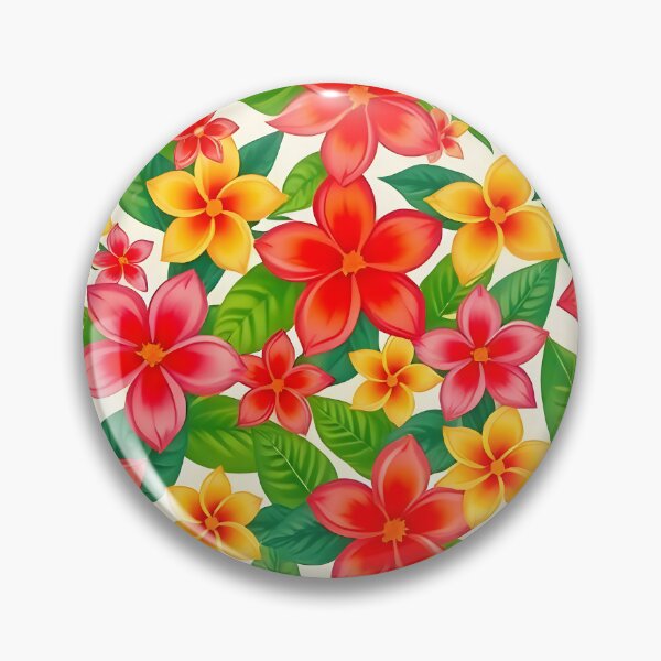 Item preview, Vibrant tropical flowers designed and sold by Beleza e Estilo.