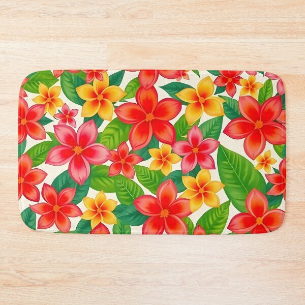 Item preview, Vibrant tropical flowers designed and sold by Beleza e Estilo.