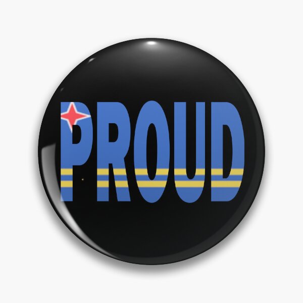 Item preview, Aruba Flag in The Words PROUD - Aruban -  Soca Mode designed and sold by Soca-Mode.