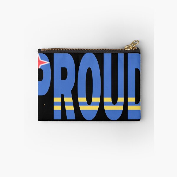 Item preview, Aruba Flag in The Words PROUD - Aruban -  Soca Mode designed and sold by Soca-Mode.
