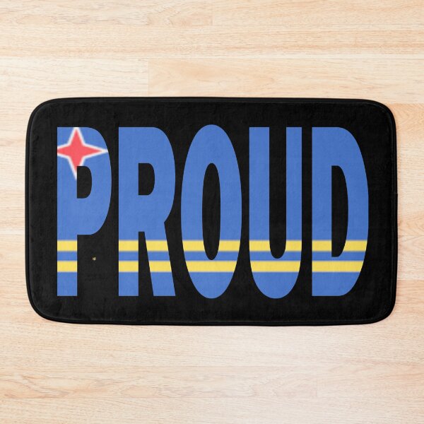 Item preview, Aruba Flag in The Words PROUD - Aruban -  Soca Mode designed and sold by Soca-Mode.