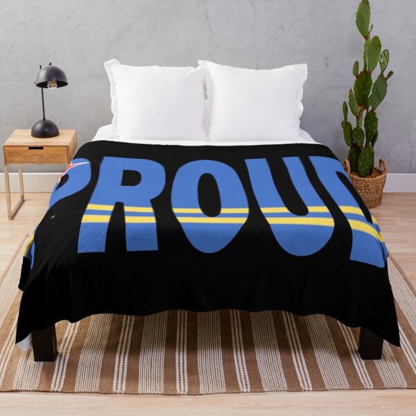 Item preview, Aruba Flag in The Words PROUD - Aruban -  Soca Mode designed and sold by Soca-Mode.