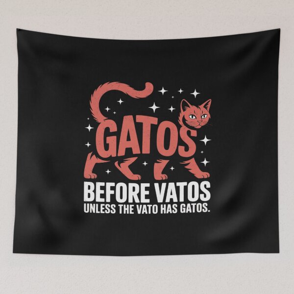 Item preview, Gatos Before Vatos Unless The Vato has Gatos designed and sold by Eskomeranola.