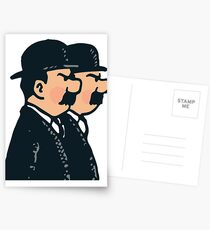 Tintin - Thomson twins Postcards