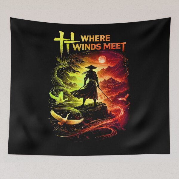 Item preview, Where Winds Meet sunset designed and sold by El Hermano Gym.