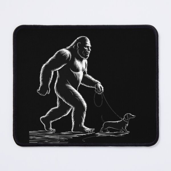 Item preview, Bigfoot Walking Dachshund Funny Wiener Dog Dad designed and sold by countntenov.