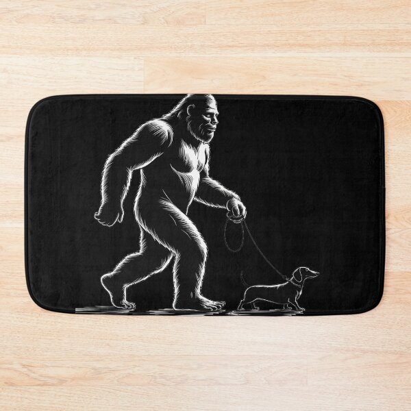 Item preview, Bigfoot Walking Dachshund Funny Wiener Dog Dad designed and sold by countntenov.