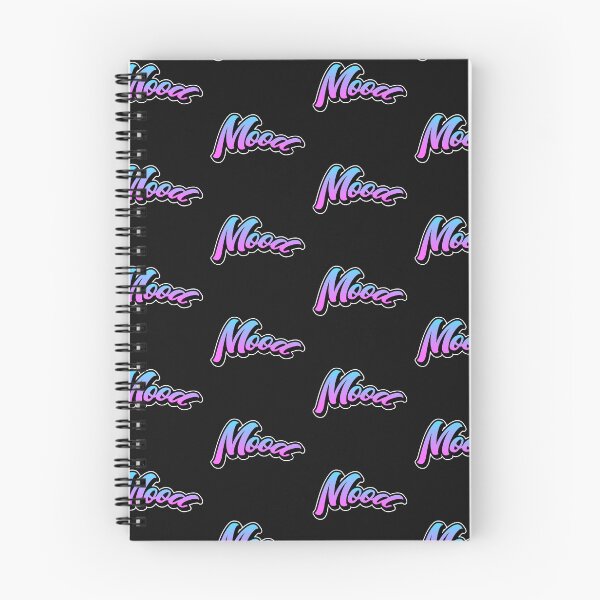 Item preview, Mood – Gradient Typography Sticker for Daily Feelings designed and sold by PigpanStickerrr.