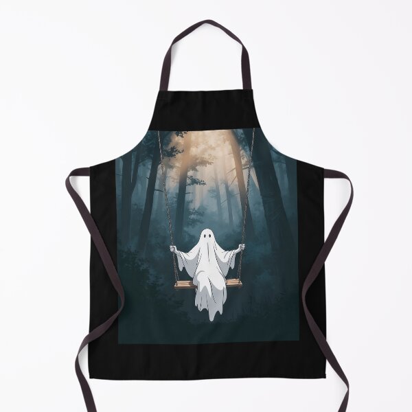 Item preview, Ghost Swing In The Forest Retro Scary Halloween Costume designed and sold by Eskomeranola.