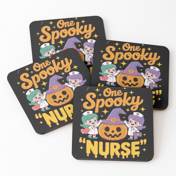 Item preview, Ghosts One Spooky Nurse Halloween Nurse Fall Scrub RN designed and sold by Eskomeranola.