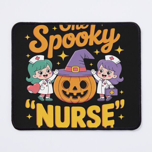Item preview, Ghosts One Spooky Nurse Halloween Nurse Fall Scrub RN designed and sold by Eskomeranola.