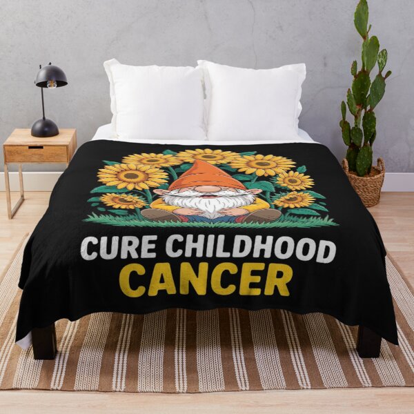 Item preview, Gnome Cure Chilhood Cancer Awareness Ribbon designed and sold by Eskomeranola.