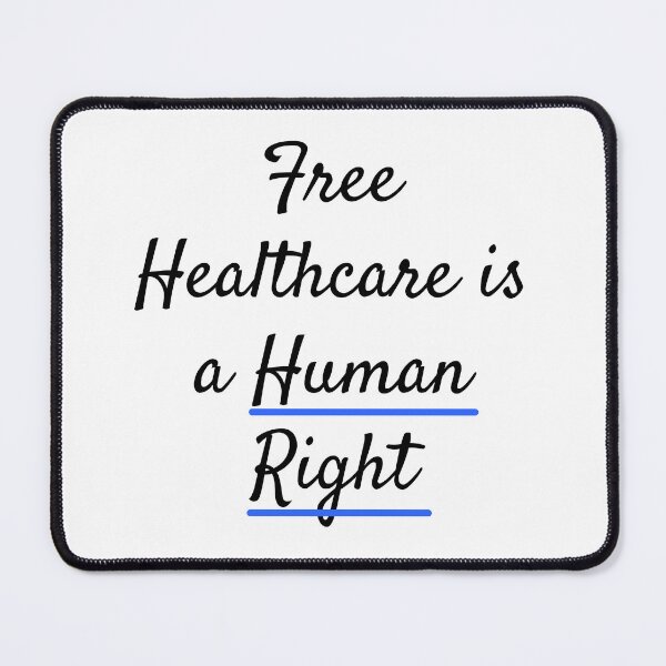 Item preview, Free Healthcare is a Human Right Sticker designed and sold by Progress and Solidarity Designs.