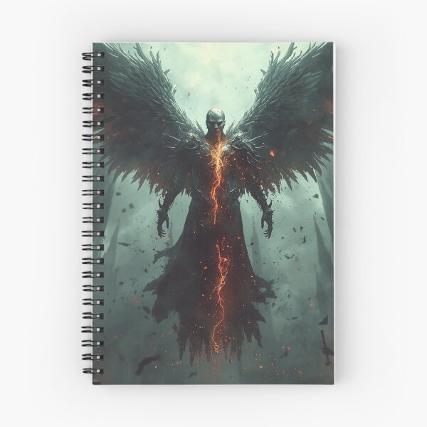 Item preview, Fallen Seraph Ascension – Dark Fantasy Angel of Damnation designed and sold by Ferdopalec.