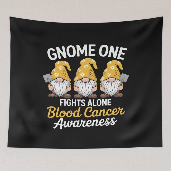Item preview, Gnome One Fights Alone Gold Childhood Cancer Awareness designed and sold by Eskomeranola.