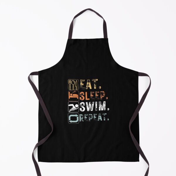 Item preview, Vintage Eat Sleep Swim Repeat Funny Eat Sleep Swim designed and sold by pfanodlnazb.