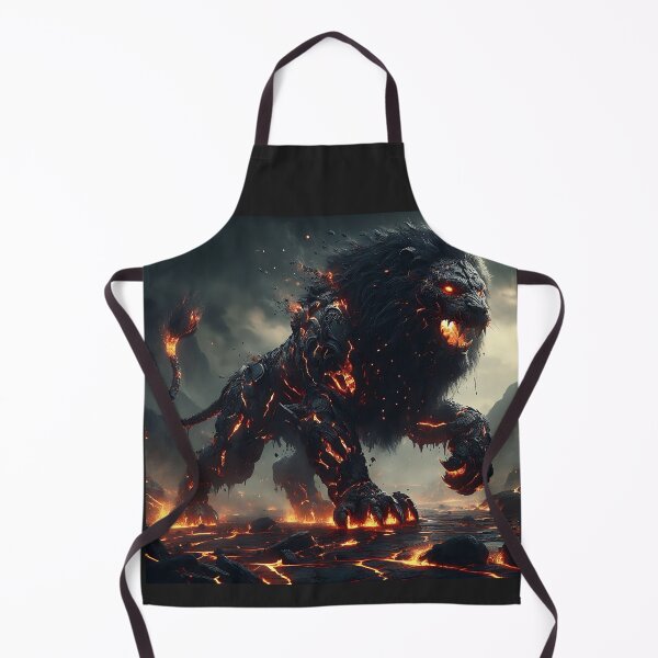 Item preview, Black Lava Lion designed and sold by GalleryBrisArt.