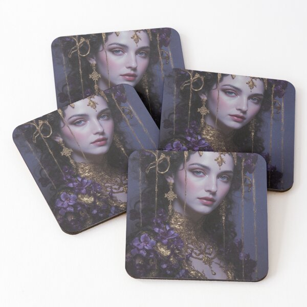 Item preview, The Violet Crown Goddess designed and sold by joycrysstudio.