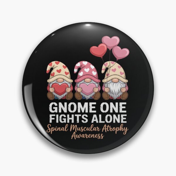 Item preview, Gnome One Fights Alone Spinal Muscular Atrophy SMA Awareness designed and sold by Eskomeranola.