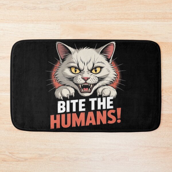 Item preview, Bite the Humans! Cute Cat Idea for Cat Lovers designed and sold by countntenov.