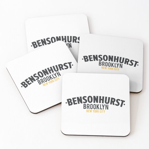 Item preview, Bensonhurst Brooklyn NYC - Clean Minimalistic Logo Design designed and sold by Boogosh.