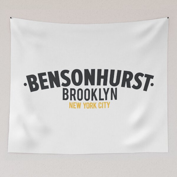 Item preview, Bensonhurst Brooklyn NYC - Clean Minimalistic Logo Design designed and sold by Boogosh.