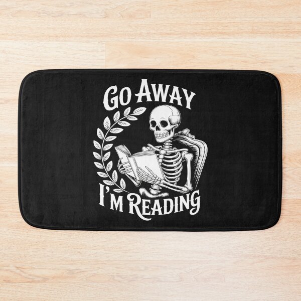 Item preview, Go Away I'm Reading, Skeleton Book designed and sold by Eskomeranola.