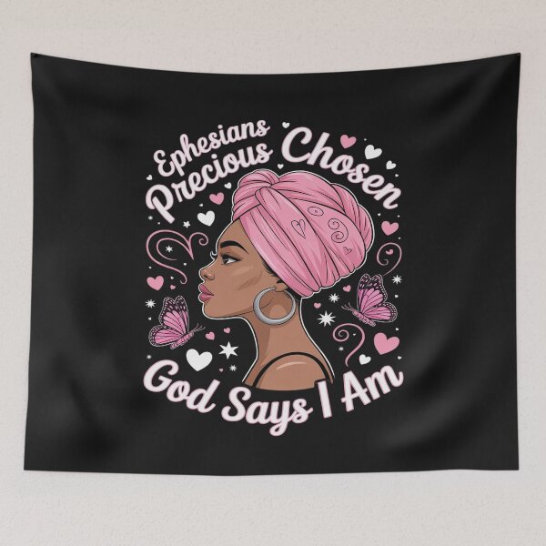 Item preview, God Says I Am Breast Cancer Warrior Christian Afro Women designed and sold by Eskomeranola.