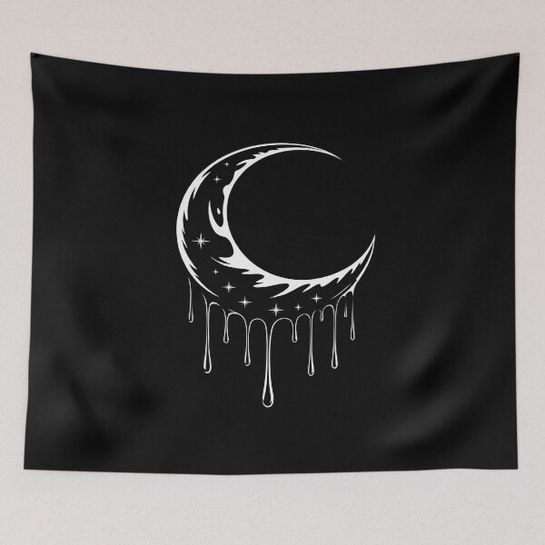 Item preview, Black Dark Moon Half Moon designed and sold by countntenov.