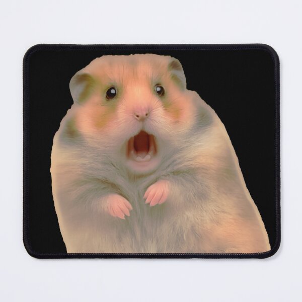 Item preview, Scared Shocked Hamster Meme designed and sold by The Art by Rossouw.
