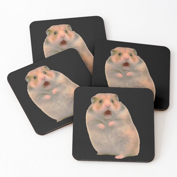 Item preview, Scared Shocked Hamster Meme designed and sold by The Art by Rossouw.