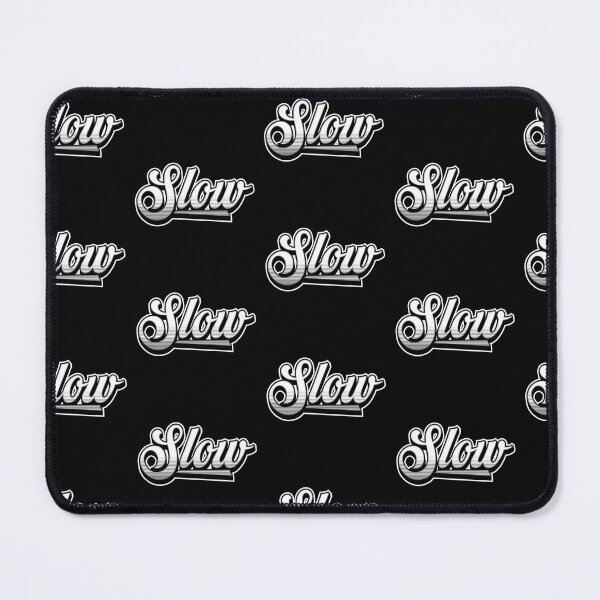 Item preview, Slow – Retro Typography Sticker for Calm Life designed and sold by PigpanStickerrr.