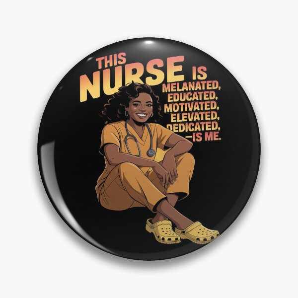Item preview, Black History This Nurse Is Melanated Educated Motivated designed and sold by Slwankol.