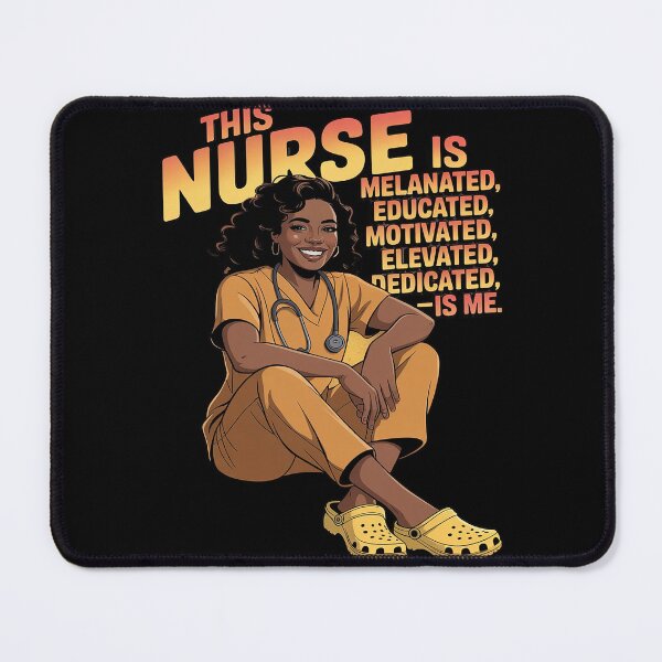 Item preview, Black History This Nurse Is Melanated Educated Motivated designed and sold by Slwankol.
