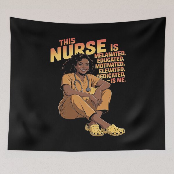 Item preview, Black History This Nurse Is Melanated Educated Motivated designed and sold by Slwankol.